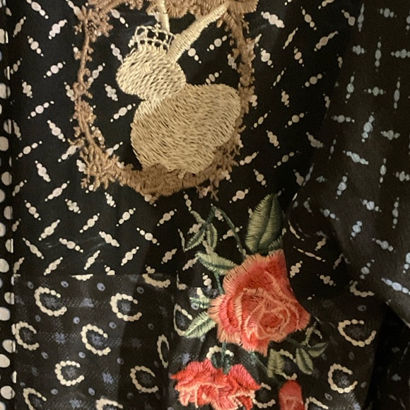 Johnny Was Silk NW Tags Wonder Top Medium - Picture 11 of 12